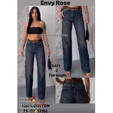 Envy Rose Full leg джинси іржавого кольору 25-27 5471-2