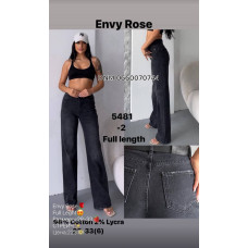 Envy Rose Full leg джинси сірого кольору 28-33 5481-2