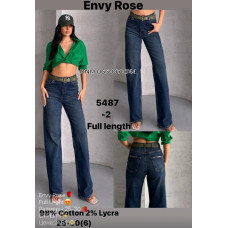 Envy Rose Full leg джинси синього кольору 25-30 5487-2