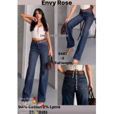 Envy Rose Full leg джинси синього кольору 25-30 5487-3