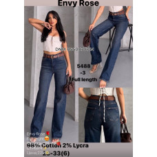 Envy Rose Full leg джинси іржавого кольору 28-33 5488-3