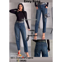 Envy Rose Мом релакс джинси синього кольору Mom Relax 25-30 5490-3