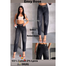 Envy Rose Мом релакс джинси сірого кольору Mom Relax 25-30 5493-2