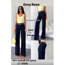 Envy Rose Wide leg джинси широкі синього кольор 28-33 6049-1