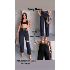 Envy Rose Relax carrot джинси чорного кольору демісезон 25-30 5503-1