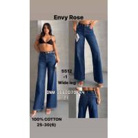 Envy Rose Wide leg джинси широкі синього кольору 25-30 5512-1