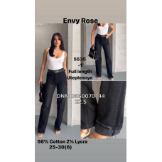 Envy Rose Full leg джинси сірого кольору байка утеплені зима25-30 5535-1