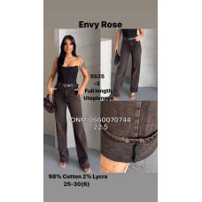 Envy Rose Full leg джинси іржавого кольору байка утеплені зима25-30 5535-3