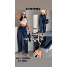 Envy Rose Скейтер джинси синього кольору Skater fit утеплені зима євро байка 25-30 5536-1