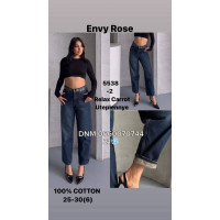 Envy Rose Relax carrot джинси синього кольору євро байка утеплені зима 25-30 5538-2