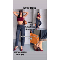 Envy Rose Relax carrot джинси синього кольору євро байка утеплені зима 25-30 5538-3