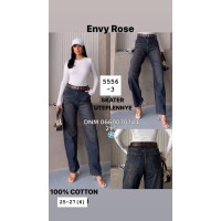 Envy Rose Скейтер джинси іржавого кольору Skater fit утеплені зима євро байка 25-27 5556-3