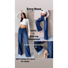 Envy Rose Full leg джинси синього кольору байка утеплені зима30-36 6055-1
