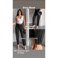 Envy Rose Mom relax джинси сірого кольору євро байка утеплені зима 25-30 5533-2