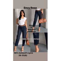 Envy Rose Mom relax джинси синього кольору євро байка утеплені зима 28-33 5542-3