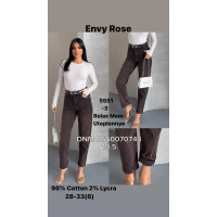 Envy Rose Mom relax джинси іржавого кольору євро байка утеплені зима 28-33 5551-3