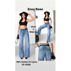 Envy Rose Wide leg джинси блакитного кольору 25-30 5574-1