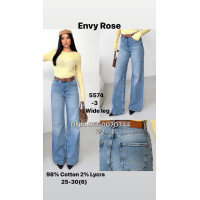 Envy Rose Wide leg джинси блакитного кольору 25-30 5574-3