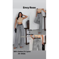 Envy Rose Wide leg джинси сірого кольору 25-30 5575-1