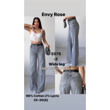Envy Rose Wide leg джинси сірого кольору 25-30 5575-2