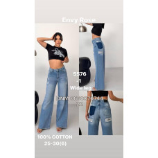 Envy Rose Wide leg джинси блакитного кольору 25-30 5576-1