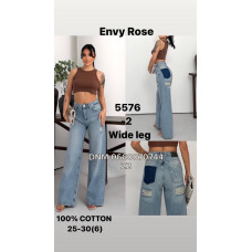 Envy Rose Wide leg джинси блакитного кольору 25-30 5576-2