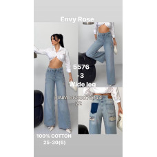 Envy Rose Wide leg джинси блакитного кольору 25-30 5576-3