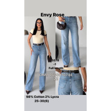 Envy Rose Full leg джинси блакитного кольору 25-30 5578-1