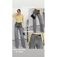 Envy Rose Full leg джинси сірого кольору 25-30 5583-2