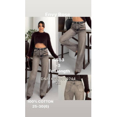 Envy Rose Full leg джинси сірого кольору 25-30 5583-3