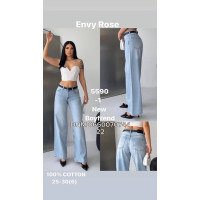 Envy Rose Бойфренди джинси блакитного кольору Boyfriend fit 25-30 5590-1