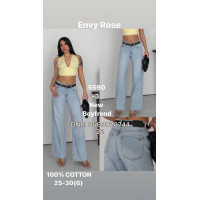 Envy Rose Бойфренди джинси блакитного кольору Boyfriend fit 25-30 5590-3