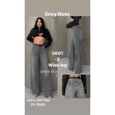 Envy Rose Wide leg джинси сірого кольору 25-30 5601-2