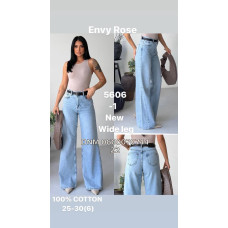 Envy Rose Wide leg джинси блакитного кольору 25-30 5606-1