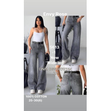 Envy Rose Wide leg джинси сірого кольору 25-30 5613-1