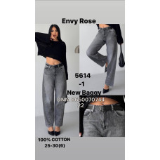 Envy Rose Баггі джинси сірого кольору Baggy fit 25-30 5614-1