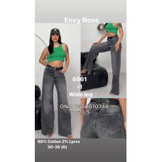 Envy Rose Wide leg джинси сірого кольору 30-36 6061-1