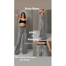 Envy Rose Wide leg джинси сірого кольору 30-36 6061-3