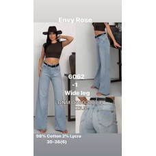 Envy Rose Wide leg джинси блакитного кольору 30-36 6062-1