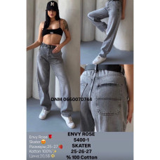Envy Rose Скейтер джинси сірого кольору Skater 25-27 5400-1