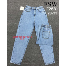 FSW Мом джинси блакитного кольору Mom fit 28-33 2681