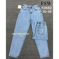 FSW Мом джинси блакитного кольору Mom fit 30-36 2682