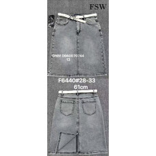 FSW Спідниця джинсова сірого кольору 28-33 6440