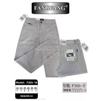 Fang Fang Брюки класичні сірого кольору лляні 32-38 305-2