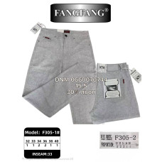 Fang Fang Брюки класичні сірого кольору лляні 32-38 305-2