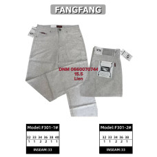 Fang Fang Класичні брюки сірого кольору штани Classic fit льняні 32-38 301-2