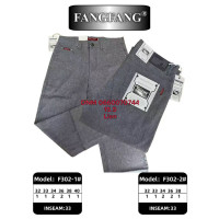 Fang Fang Класичні брюки сірого кольору штани Classic fit льняні 32-40 302-1