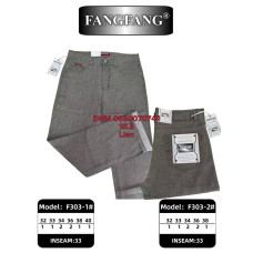 Fang Fang Класичні брюки сірого кольору штани Classic fit льняні 32-38 303-2