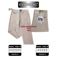 Fang Fang Класичні брюки сірого кольору штани Classic fit льняні 32-40 306-1