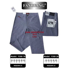 Fang Fang Класичні брюки синього кольору штани Classic fit 32-38 308-2